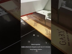 Как быстро сделать акриловую коробку в форме бриллианта за 5 минут *Acryl Kasten kleben