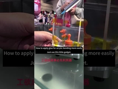 Как легче наносить клей для акрилового скрепления