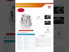 Мини-акриловая полировальная машина для прямой кромки