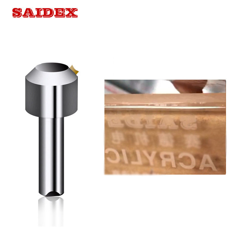 Фабрика поставки высококачественная акриловая режущая машина специальный Cnc однокристаллический алмазный чемодальный фрезерный инструмент для акрила / PS