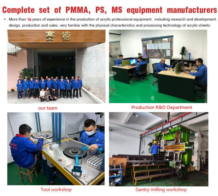 Китайская фабрика горячая продажа акриловой полировки машины и Митр 45 градусов угловой бевел