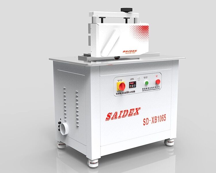 Automatic 45 Degree High Efficiency Acrylic Chamfering Machine for PMMA PS Trimming and Polishing